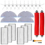 S7 Series Replacement Kit: Main Brush, Mop Cloth, HEPA Filter, Dust Bags