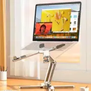Foldable Laptop Stand 360°Rotation Notebook Table Aluminum Alloy Holder Tablet