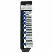 8PCS TRAX BSW-12008K SOCKET SET WHITWORTH 3/16 1/4 5/16, 3/8 7/16 1/2 9/16 5/8