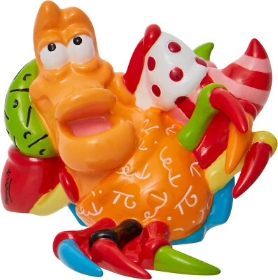 Romero Britto 6009054 The Little Mermaid Sebastian Miniature Figurine 2.16"