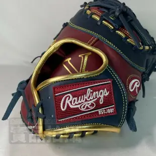 【大自在】Rawlings 羅林斯 棒壘手套 一壘手套 一壘 右投 軟式 天然皮革 紅藍 GR2FHTC3ACD