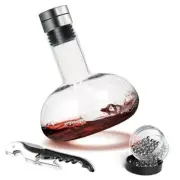 Red Wine Decanter with Aerator Lid, Best Wine Decanter Gift Kit for Wine