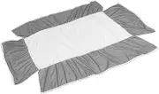 MERRYHAPY Crib Sheet Fitted Cotton Crib Skirt Toddler Bed Covers Toddler Mattress