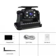 Magnetic Solar Power Wireless Wifi 1080P Rear View Backup Camera Iphone Android