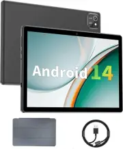 Tablet 10 Inch Android 14 Tablets, 6GB RAM 64GB ROM 1TB Expand, Quad-Core Proces