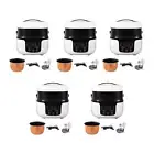 Mini Rice Cooker Travel Rice Cooker with Measuring Cup Meal Heater Rice Cooker