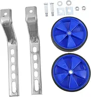 BESPORTBLE 1 Set Training Wheels Balance Bikes Bike Passenger Seat Pad Bike Stabiliser Mounted Kit Bike Training Stabilizers Bike Auxiliary Wheels Bike Blue Plastic