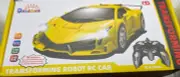 Dolanus NEW Yellow Transforming Robot RC Car. NEW FREE SHIPPING