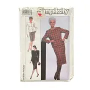 SIMPLICITY PATTERN 9415 Petite Skirt and Jacket Size 6-14 NEW