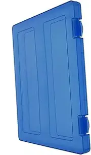DOITOOL Clear Certificate Organizer Storage Box Portable Holder for Business Cards Travel Certificates Photos Items Lightweight and Space Saving Design