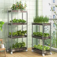 在飛比找蝦皮購物優惠-免運 陽台種菜盆 立體多層專用箱 棚栽培種植菜架子 蔬菜盆 