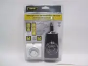Outdoor Light Sensing Timer & Indoor Basic Timer Combo, Dusk to Dawn or Dusk+hrs