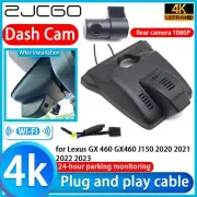 4K UHD Wifi DVR Dash Cam Camera for Lexus GX 460 GX460 J150 2020 2021 2022 2023