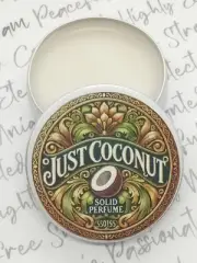 JUST COCONUT SOLID PERFUME/PARFUM BALM 20G Natural BALM