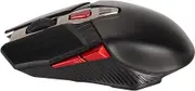 Wireless Computer Mouse, Wireless Gaming Mouse Programmable Ergonomic 400mAh 800 1200 1600 2400 DPI (Black)