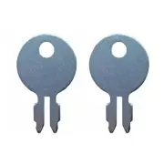 2pc Ignition Key for JD 30 40 50 65 Massey Ferguson Tractors