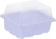 Generic 2sets Propagator Tray Lid for Indoor Plant Germination Moisture Retaining Seedling Starter Tray for Nursery and Hydroponics Gardening
