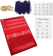 MAGICLULU 1 Set Numbered Classroom Pocket Chart Counting Wall Charts for Classroom