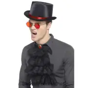 A953 Gothic Vampire Kit Hat Glasses Dracula Adult Halloween Costume Accessory