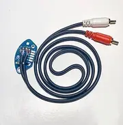 Technics RCA Cable with internal Ground PCB Board 1M
