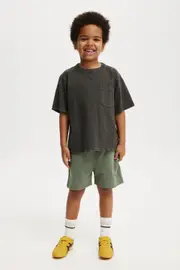 [Cotton On Kids] Cotton On Kids - Henry Slouch Short - Swag green core 3 SWAG GREEN CORE