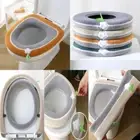 Soft WC Ring Mat Warm Toilet Cover Cushion Toilet Mat Pad Winter