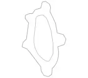 Genuine Nissan 2009-2021 GT-R Nismo Catalytic Converter Gasket Right 14445-JF01A (for: Nissan)