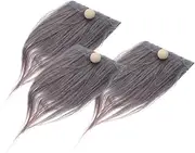 Fluffy Gnome Beard Gnome Decor Pre-Assembled Artificial Gnome Doll Beard for DIY Projects Gnome Supplies Christmas Grey