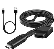 Projector Converter, Tv Display Adapter, LCD Monitor Converter, Compact and Convenient/Quality Display Compatibility/Effortless Setup, 1m/3.28 Feet for HDTVs LCD Monitors