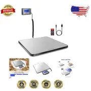 Compact 400lb Mail Scale with Dual Power Supply - Office and Home Solution