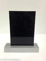 A5 BLACK 2mm Acrylic Perspex Panel - Crafts,Signs,Photo Frames BUY 1 GET 1 FREE