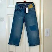 Boys Thereabouts relaxed patchwork denim jeans