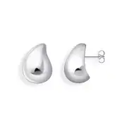 Genuine THOMAS SABO Organic drop-shaped ear studs silver