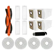 For M30 Pro / C107 Robot Vacuum Main Brush HEPA Filter Mop Pad Dust Bag Replacement Spare Parts Accessories