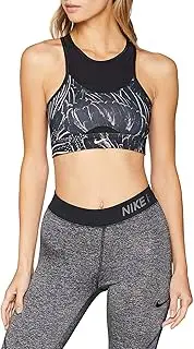[Nike] SWOOSH FEATHER CURVE BRA Women's Medium Support Sports Bra, Orange, X-Small