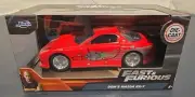 New in Box 2024 Jada 1/32 Fast & Furious Red Dom's Mazda RX-7 Diecast Car