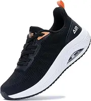 [QAUPPE] Womens Walking Shoes with Arch Support Athletic Orthopedic Sneakers for Women Foot Pain Relief US 5.5-10.5