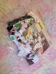Vintage 1989 Batman Joker DC Comics 3 Piece Twin Sheet Flat Set Pillow Case NEW
