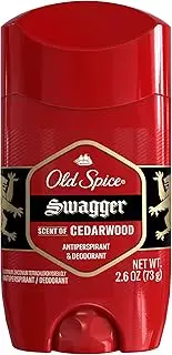 Old Spice Red Zone Collection Invisible Solid Swagger Scent Men's Anti-Perspirant and Deodorant, 2.6 Oz (Pack of 6)