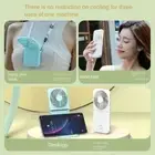 Folding USB Fans Portable Pocket Fan Mini Hanging Neck Fans Desktop