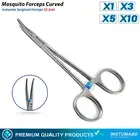 Mosquito Hemostat Locking Forcep 5"inch Curved Stainless Steel Artery Forceps CE