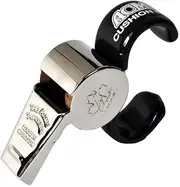 Acme 477/58.5 Thunderer Official Referee Finger Whistle, Nickel Plated
