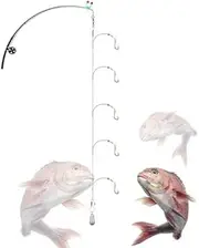 High Strength Steel Wire Leader Rigs with Hooks Swivels Snap Connect,Saltwater Fishing Assecories Steel Wire Leader with Nylon-Coating