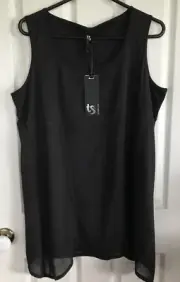 Taking Shape 14+ Virtuoso Mesh Layer Tank Lined Ash Grey New With Tags Size S