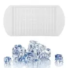 Easy Deicing Ice Cube Tray Silicone Mini 160 Small Cubes for Quick Freezing