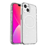 ZUSLAB iPhone 14 Case MagSafe Magnetic Glitter Shockproof Translucent Protective Military Grade Protection Cover for Apple (2022) - Stardust