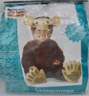 California Costume Chimpanzee Monkey Infant Costume #10032 New 18-24 Months