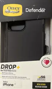 New Otterbox DEFENDER Series Case for Apple Iphone 13 BLACK