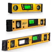 Digital Smart Level Tools Bundle - 24',18' X& 10 Inch Magnetic Torpedo Level ...