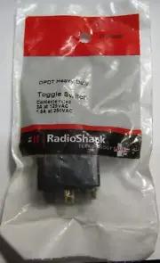 RadioShack DPDT Heavy-Duty Toggle Switch 275-0666 New And Sealed